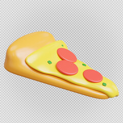 pizza minimal 3d.