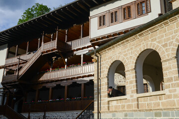 Obraz premium View of St John the Baptist Bigorski monastery in Macedonia