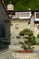 View of St John the Baptist Bigorski monastery in Macedonia