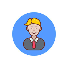 Executive icon in vector. Logotype