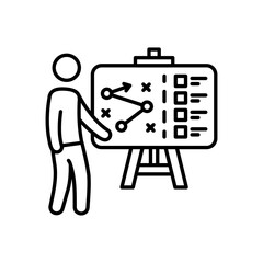 Business Presentation icon in vector. Logotype