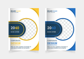 City background corporate book cover design template a4 or can be used to annual report, magazine, flyer, poster, banner, portfolio, company profile, website, brochure cover design 
