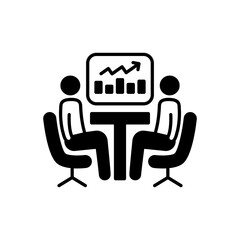 Fototapeta premium Business Analytics icon in vector. Logotype