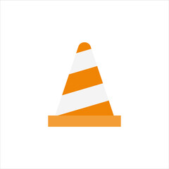 barricade cone vector for website symbol icon presentation