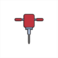 ground drilling tool vector for website symbol icon presentation