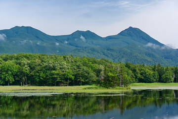 Fototapeta na wymiar World Natural Heritage Summer Shiretoko Five Lakes
