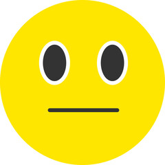 Neutral Face Icon
