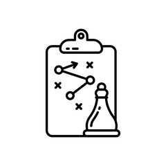 Business Strategy icon in vector. Logotype