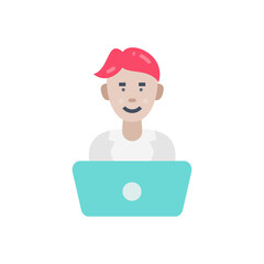 Working icon in vector. Logotype