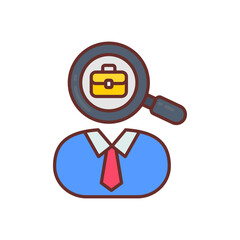 Find Candidate icon in vector. Logotype