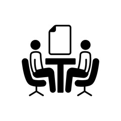 Fototapeta premium Business Contract icon in vector. Logotype