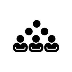 Audience icon in vector. Logotype