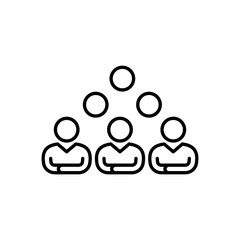 Audience icon in vector. Logotype