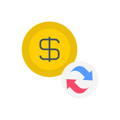 Revenue icon in vector. Logotype