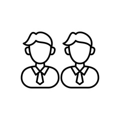 Business Person icon in vector. Logotype