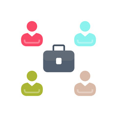 Business Community icon in vector. Logotype