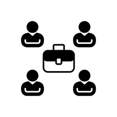 Business Community icon in vector. Logotype