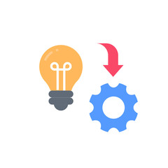 Idea Development icon in vector. Logotype