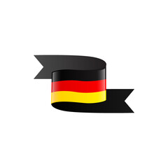 Germany flag banner design vector isolated