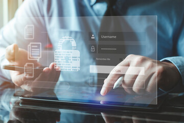 Concept of cyber security, information security and encryption, secure access to user's personal information, secure Internet access, cybersecurity,protection. Protect mechanism, system privacy.