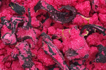 Fragrant red tea close up