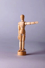 Wooden model of a human figure for drawing_3