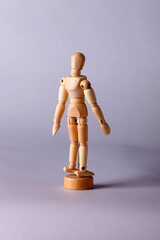 Wooden model of a human figure for drawing_6