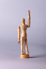 Wooden model of a human figure for drawing_1