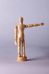 Wooden model of a human figure for drawing_2