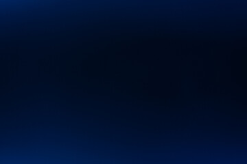 Blur glow. Navy abstract background. Depth abyss. Defocused neon dark blue smooth color gradient light flare modern presentation surface with copy space.