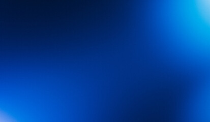 Defocused neon glow. Blur light flare. Futuristic illumination. Bokeh navy blue color gradient on dark modern fluorescent abstract empty space background. © golubovy