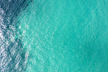 Blue sea for background texture