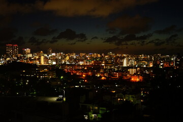  City scape of Naha Okinawa, japan - 日本 沖縄 那覇の街並み 夜景