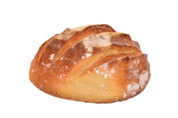 Bread isolated on a white background