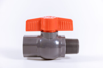 A PVC solenoid drain valve for use in the construction plumbing industry