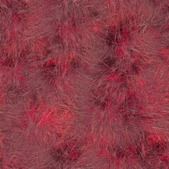 Fototapeta premium red pink fur seamless abstract pattern background fabric design print wrapping paper digital illustration texture wallpaper 