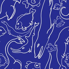 abstract seamless background pattern colorful fabric design print wrapping paper digital illustration texture wallpaper