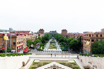 View over the city of Yerevan, capital of Armenia