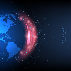 Hi-tech digital technology futuristic circuit digital. Abstract futuristic design. artificial intelligence. Modern futuristic design. Global network connection technology. vector illustration.