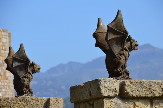 guardian gargoyles at the gate