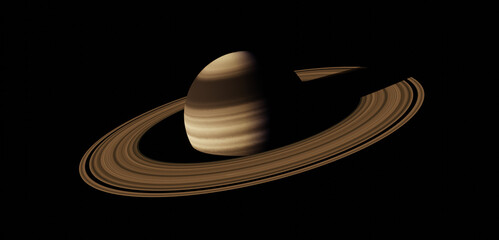 Fototapeta na wymiar Planet Saturn 