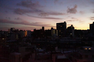 Fototapeta premium City scape of Naha in Okinawa, japan - 日本 沖縄 那覇の街並み 