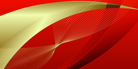 Luxury red gold background