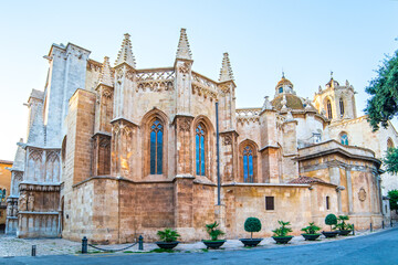 Naklejka na ściany i meble Tarragona cathedral in Catalonia, Spain