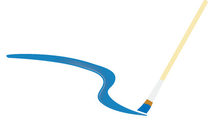 絵筆のイラスト