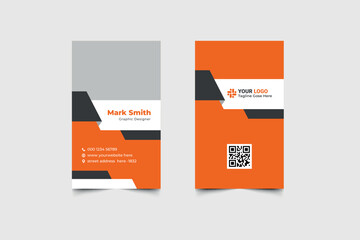 Vertical Business Card Design