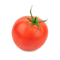 Tomato isolated on white background. Fresh vegetable isolated on white background. 