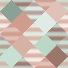 Seamless tartan plaid pattern in Earth Tone Color.