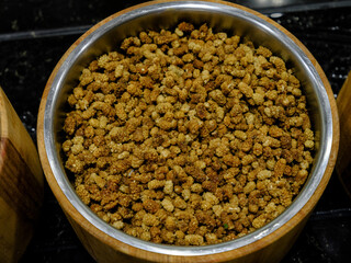 delicious dried berries on the plate