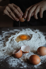 making a dough